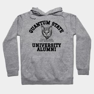 Quantum State Alumni Schrodinger's Cat Funny Science Hoodie